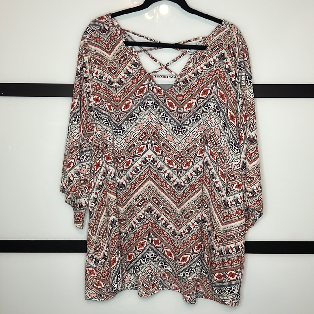 Tribal print blouse